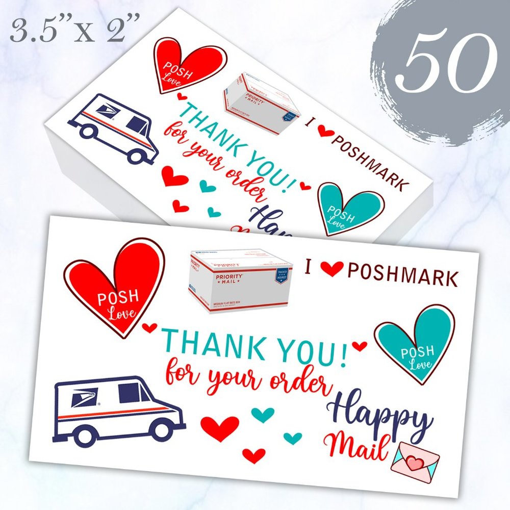 50 Thank You Cards